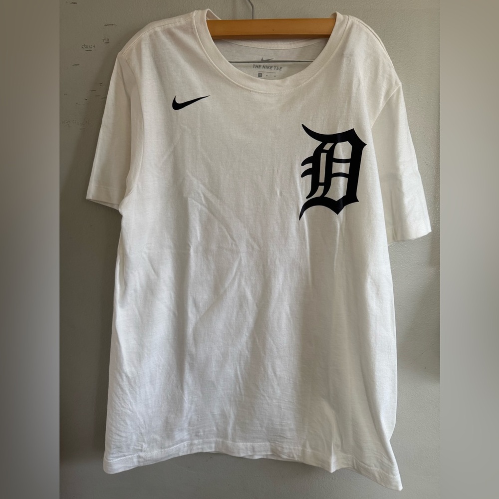 The Nike Tee Detroit Tigers white t-shirt size Medium